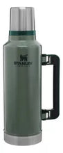 Cargar imagen en el visor de la galería, Stanley Termo Clásico 1.4 Lts Asa Plegable De Acero Inoxidable Verde
