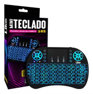 Mini Teclado Smart Iluminado Inalambrico Recargable