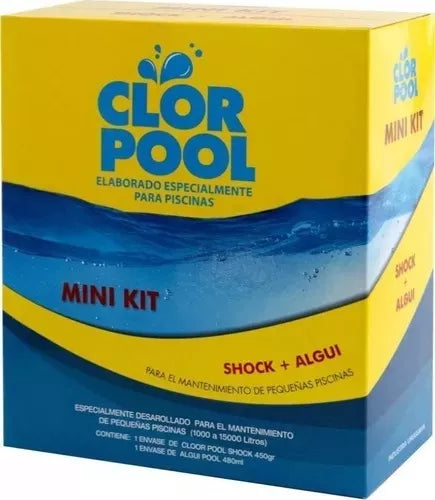 Mini Kit Piscina Shock+algui Clorpool Hasta 15000l